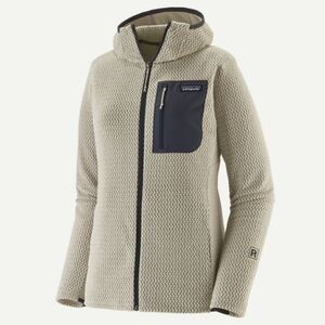 Patagonia Cream and Navy Hooded Jacket